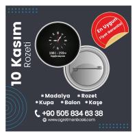 10 Kasım Atatürk'ü Anma Günü Rozeti -2