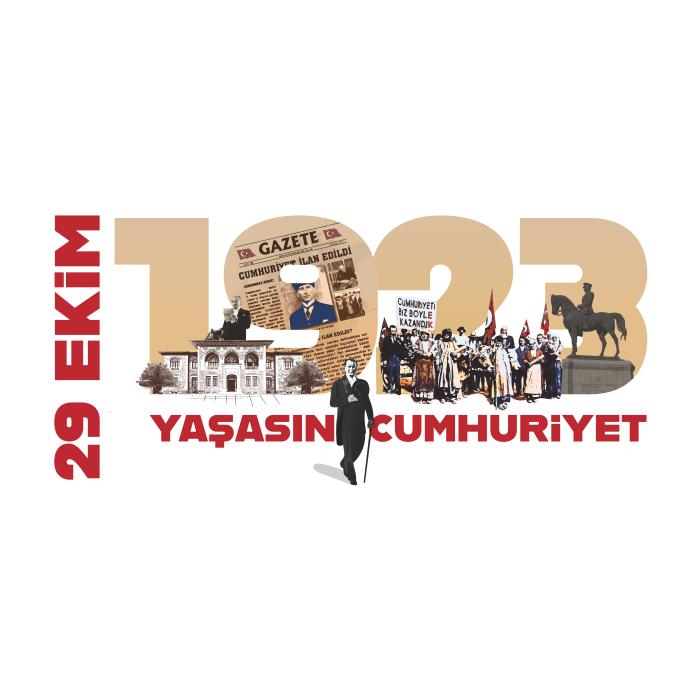 29 Ekim Cumhuriyet Bayramı Pano Afiş