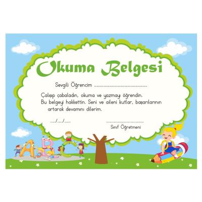 Artık Okuyorum Belgesi - 5