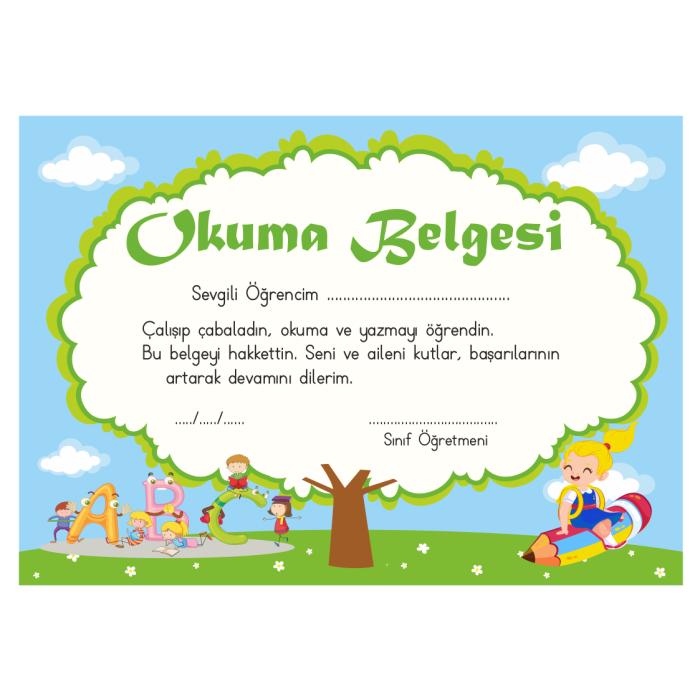 Artık Okuyorum Belgesi - 5