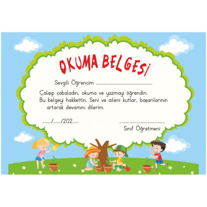 Artık Okuyorum Belgesi - 8