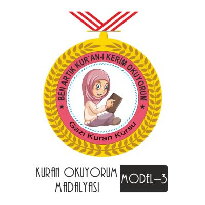 Ben Artık Kur'an-ı Kerim Okuyorum Madalyası - 3