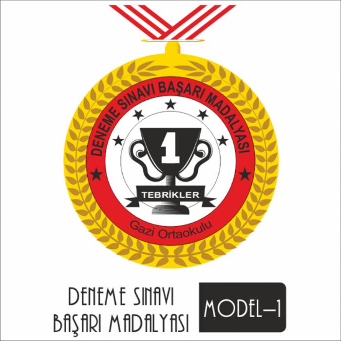 Deneme Sınavı Başarı MAdalyası - 1