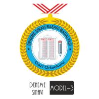 Deneme Sınavı Başarı Madalyası -3