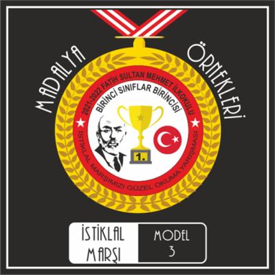 İstiklal Marşı'nı Ezbere Okuyorum Madalyası - 3