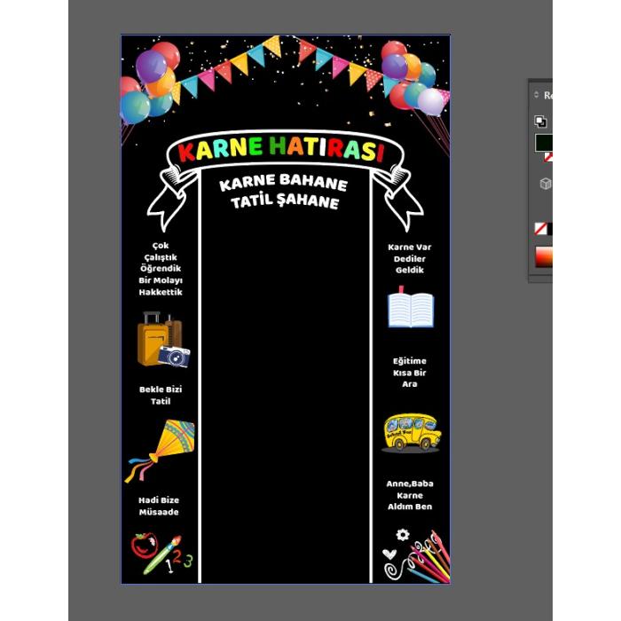 Karne Hatırası Bez Afiş Dikey 150x200