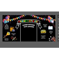 Karne Hatırası Bez Afiş Yatay 150x200