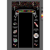 Mezuniyet Hatırası Bez Afiş Dikey 150X200