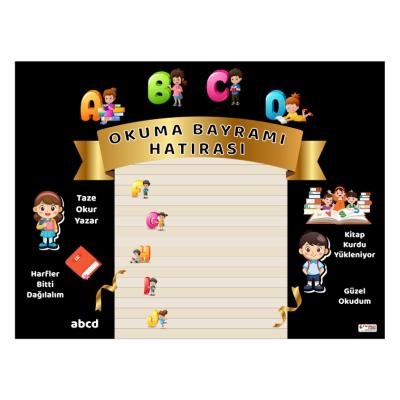 Okuma Bayramı Hatırası Bez Afiş Yatay 200x150