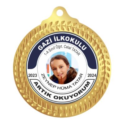 Resimli Artık Okuyorum Madalyası 