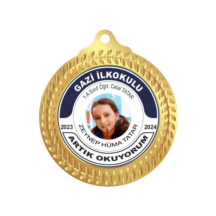 Resimli Artık Okuyorum Madalyası 